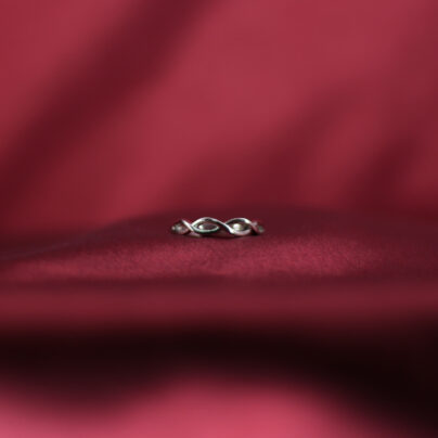 Buy Silver Sailors Knot Ring Online | Risha Jewels