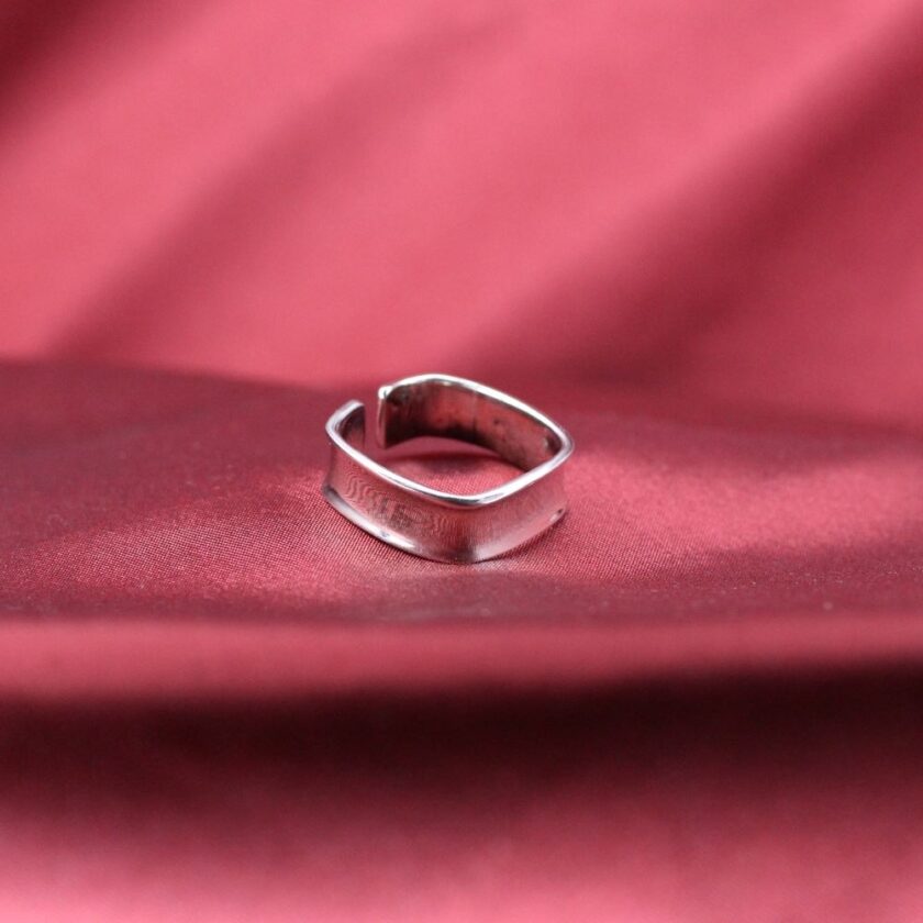 Buy Modern Minimalist Silver Ring For Men | Risha Jewels