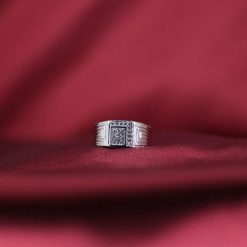 Buy Arcane Silver Boxed Ring For Him | Risha jewels